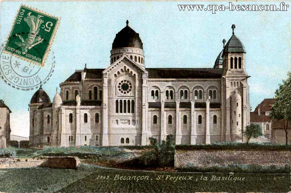 2942. Besançon. St Ferjeux ; la Basilique.